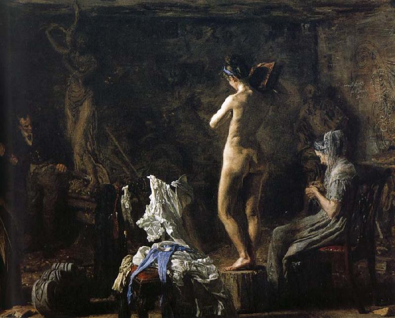 Thomas Eakins The William is Carving his goddiness oil painting picture